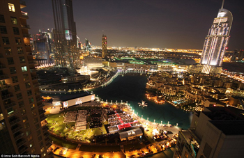 The city surrounding Burj Dubai