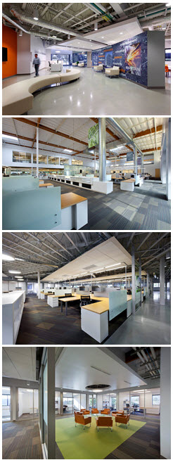 Green Interior Office Renovation Southern Californiam, Southland Industries