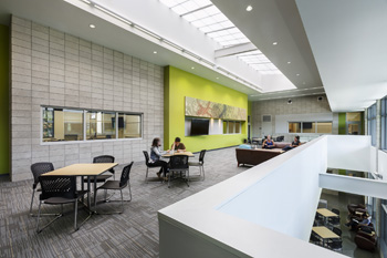 K-12 school facility designers Kate Mraw and Emily Koch describe the many benefits of environmental graphics.