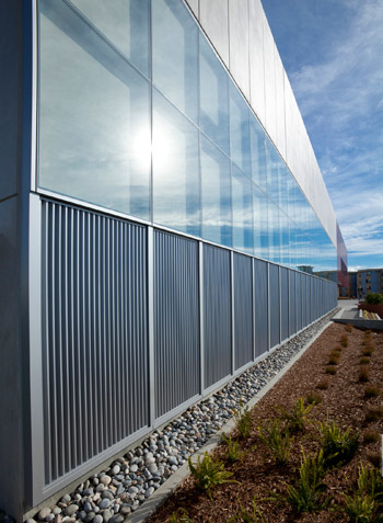 Ventilated Trombe Wall at CSU East Bay