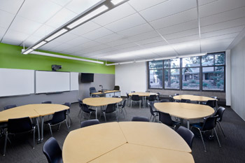 K-12 School Furniture setup designed by LPA Inc.