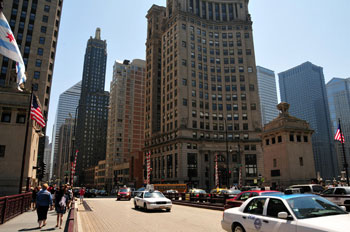 Walkable Chicago Urban Street