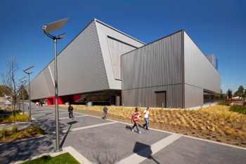 Cal State Northridge Recreation Center Solid West Facade