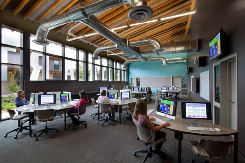 Career Tech Education K-12 School Facility designed by LPA Inc.