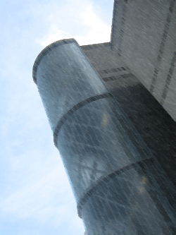 Cypress College Humanities building stairwell