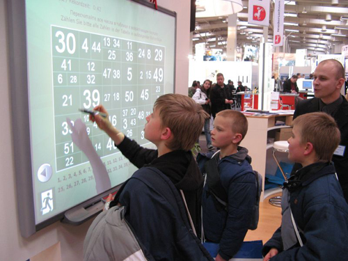 Interactive whiteboards for K-12 schools