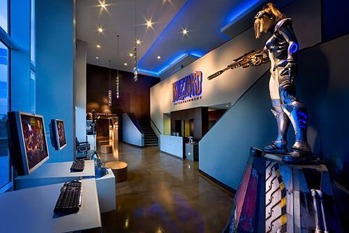 Blizzard Entertainment Corporate Office Branding Irvine